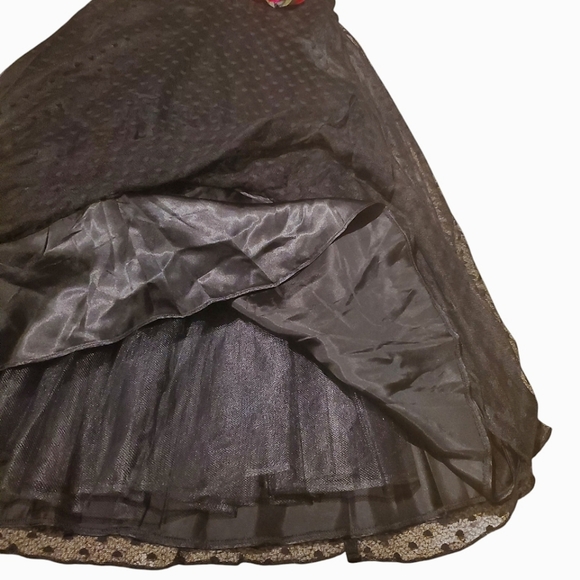 Vintage Scott McClintock Dress Gown Fairy Whimsigoth Coquette Strapless Y2K 90s - Picture 5 of 14